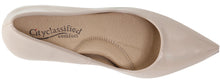 City Classified by Soda Women's Hailey Dress Pointd Toe Kitten Heel Pumps