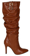 Breckelles Brandi-12 Slouchy Knee High Pointy Toe Stiletto Boots