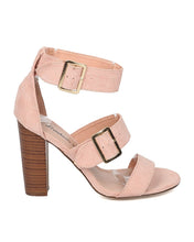 Breckelle's Morgan-21 Elegant Sexy Buckle Stiletto Heel Sandals