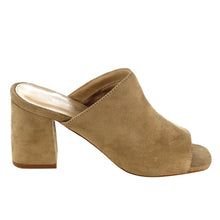 Nature Breeze FG70 Women's Slip On Peep Toe Block Heel Mule Sandals