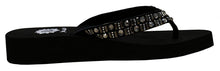 Yellow Box Women's Tutsi Rhinestone Comfort Foam Wedge Flip Flop Sandal