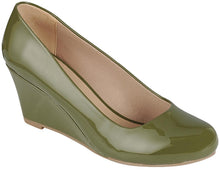 Forever Link Women's Classic Ballet Patent Wedge Pump