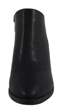 Delicious Women's Closed Almond Toe Chunky Stacked Block Heel Shootie Boot