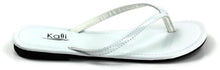 Kali Footwear Women's Twins Basic Patent Flat Thong Sandal