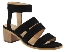 Bella Marie Women's Strappy Block Heel Velcro Sandal
