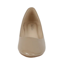 Bella Marie Stacy-11 Women's round toe patent leather slip on boat ballet flat shoes