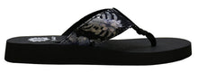 Yellow Box Women's Macnee Hawaiian Print Comfort Foam Wedge Flip Flop Sandal