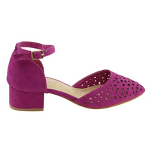 Nature Breeze FH17 Women's Ankle Strap Cut Out D'Orsay Dress Pumps