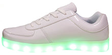 Forever Link Women's Signal-60 Lace Up LED Fashion Sneakers with Light Show/Chargeable