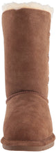 Bearpaw Girl's Lauren Youth Suede, Sheepskin Snow Boots