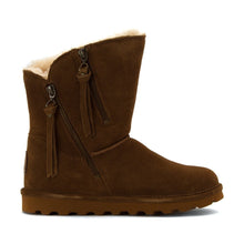 Bearpaw Mimi Women Round Toe Leather Brown Winter Boot