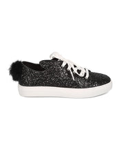 Women Glitter Bunny Ear and Tail Sneaker - Casual, Girls Night, School - Rabbit Sneaker - GF98 By Wild Diva