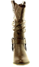 Cambridge Select Women's Pull On Western Style Cowboy Boots