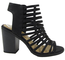 City Classified Women's Cutout Caged Zipper Bootie