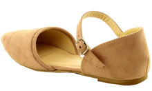 Refresh Footwear Women's Strappy Pointed Toe D'Orsay Flat