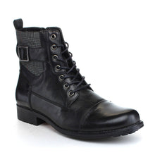 Arider Bull-3 Mens High-Top Lace Up Side Zipper Ankle Booties Casual Shoes