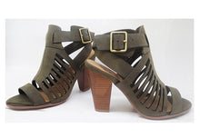 Delicious By Soda Yummy Cutout Stacked Heel Sandal