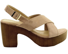 Refresh Footwear Women's Crisscross Slingback Platform Heeled Sandal