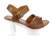 Refresh Women's Gaga-07 Chunky Platform Sandal