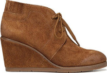 Franco Sarto Austine Women Round Toe Leather Tan Bootie