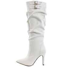 Breckelles Brandi-12 Slouchy Knee High Pointy Toe Stiletto Boots