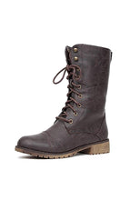 Lug 11 Womens Military Lace up Combat Boot