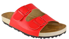 Cambridge Select Women's Slip On Double Buckle Platform Slide Sandal