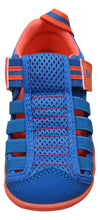 IFME Kid's Playa Venice Elastic Lace Mesh Hook and Loop Fisherman Style Sandal
