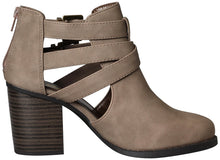 Soda Women's Scribe Buckle Ankle Zip Back Bootie