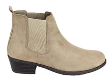 Refresh Women's Tildon-03 Low Heel Slip On Solid Ankle Boot