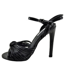Cape Robbin Alza 38 Womens Metallic Knotted Open Toe Heel