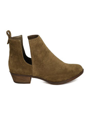 Breckelles GK79 Women Faux Suede Cut Out Riding Bootie