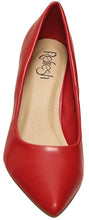 Refresh Gaby-01 women's pointy toe high heel slip on PU pumps shoes