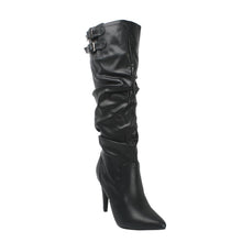 Breckelles Brandi-12 Slouchy Knee High Pointy Toe Stiletto Boots