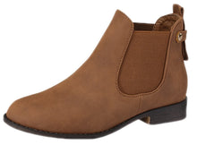 Top Moda Women's La-5 Slip-On Low Heel Ankle Boot