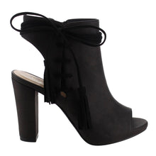 Reneeze AF83 Women's Lace Up Tassel High Heel Dress Heels