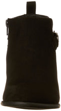 Wild Diva Women's Manny-24 Buckle Stacked Low Heel Ankle Bootie