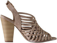 Delicious by Soda Women's Hills Slingback Caged Latticed High Heel Sandal