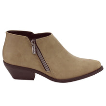 Soda FF33 Women's Classic Side Zipper Stacked Block Heel Ankle Booties
