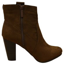 Breckelle's Women's Western Fringe Tassel Bead Chunky Stacked Heel Ankle Bootie