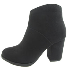 City Classified Women's Sursky Classic Stacked Heel Zip Bootie