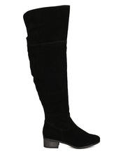 Breckelles GK87 Women Faux Suede Over The Knee Riding Boot