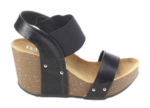 Refresh Women's Mara-10 Platform Cork Wedge High Heel Leather Sandal...