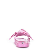 Cape Robbin Women's Fashion Bow Decor Slip On Slide Sandal
