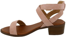 Top Moda Women's Vision-75 Ankle Strap Open Toe Heeled Sandal