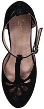 Cambridge Select Women's Teardrop Cutout T- Strap Mary Jane Dress Pump