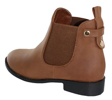 Top Moda Women's La-5 Slip-On Low Heel Ankle Boot