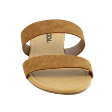 BROWSE! By Soda Women's Dual Straps Slip On Sandals