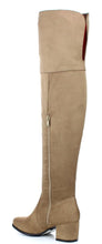 Refresh Footwear Women's Over The Knee Fold Down Block Heel Boot