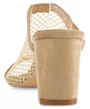 Cape Robbin Women's Vegan Open Toe Mesh Perforated Slip On Mules